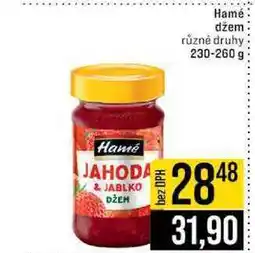 Jip Hamé džem různé druhy nabídka