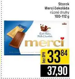 Jip Storck Merci čokoláda různé druhy nabídka