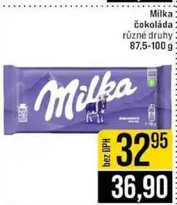 Jip Milka čokoláda různé druhy 2 nabídka