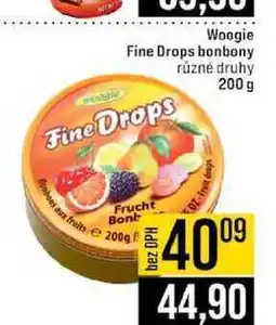 Jip Woogie Fine Drops bonbony různé druhy nabídka