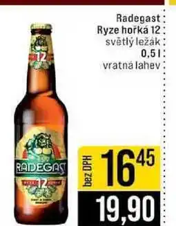 Jip Radegast Ryze hořká 12 světlý ležák nabídka