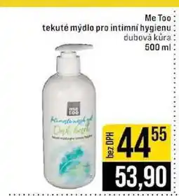 Jip Me Too tekuté mýdlo pro intimní hygienu dubová kúra nabídka