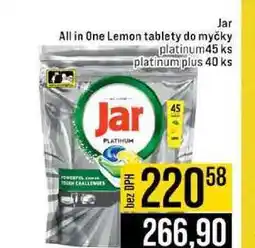 Jip Jar All in One Lemon tablety do myčky platinum45 ks platinum plus 40 ks nabídka