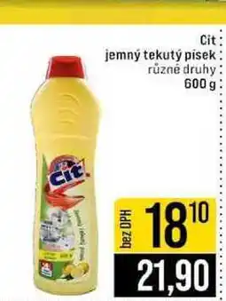 Jip Cit jemný tekutý písek různé druhy nabídka