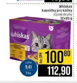 Jip Whiskas kapsičky pro kočky různé druhy nabídka