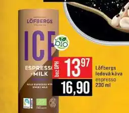 Jip Löfbergs ledová káva espresso nabídka