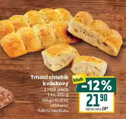 Billa Trhací chlebík kváskový nabídka