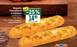 Billa Bageta česneková s máslem nabídka