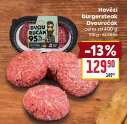 Billa Hovězí burgersteak Dvouručák nabídka