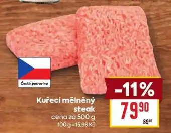 Billa Kuřecí mletý steak nabídka