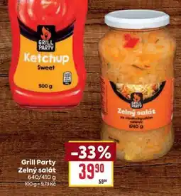 Billa Grill Party Zelný salát nabídka