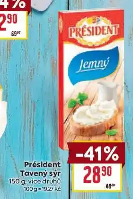 Billa Président tavený sýr nabídka