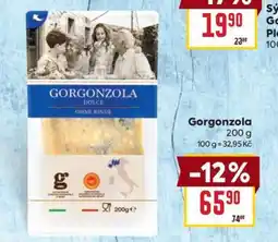 Billa Gorgonzola nabídka
