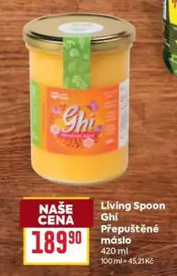 Billa Living Spoon Ghí Přepuštěné máslo nabídka
