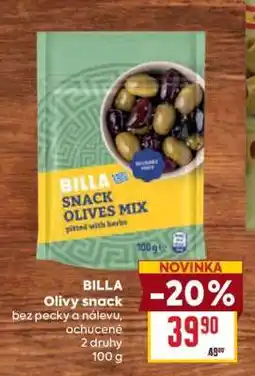 Billa BILLA Olivy snack nabídka