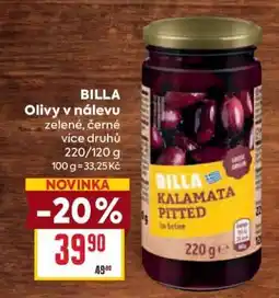 Billa BILLA Olivy v nálevu nabídka