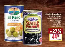 Billa Seville Premium, El Faro Olivy nabídka
