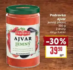 Billa Podravka Ajvar nabídka