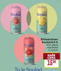 Billa Zlatopramen Soulad 0,0% nabídka