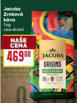 Billa JACOBS Zrnková káva nabídka