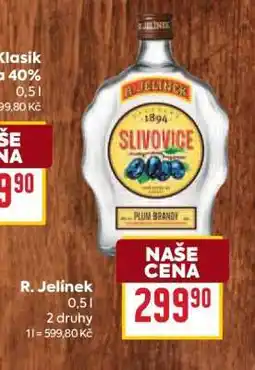 Billa R.Jelínek Slivovice nabídka