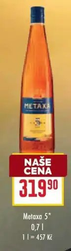 Billa Metaxa 5 nabídka