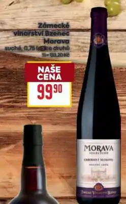 Billa Zámecké vinařství Bzenec Morava nabídka