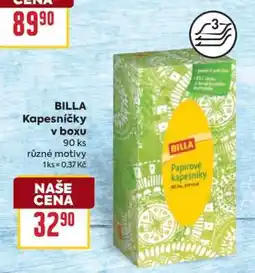 Billa BILLA Kapesníčky v boxu nabídka