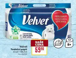 Billa Velvet Toaletní papír nabídka