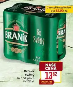 Billa Braník světlý nabídka