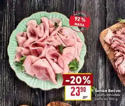 Billa ŠUNKA BEČVA nabídka