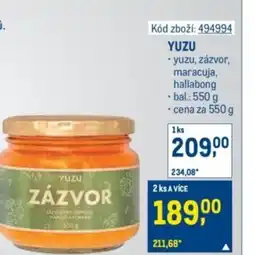 Makro Yuzu nabídka
