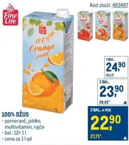 Makro 100% Džus nabídka