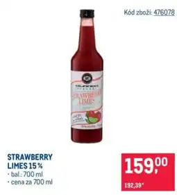 Makro Strawberr limes 15% nabídka