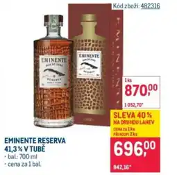 Makro Eminente reserva 41,3% v tubě nabídka