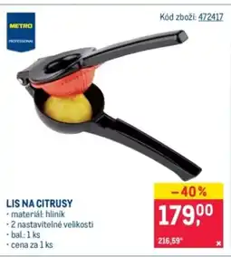 Makro Lis na citrusy nabídka