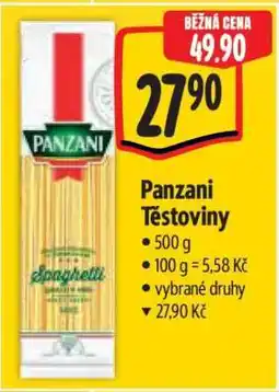 Albert Panzani Těstoviny nabídka