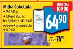 Albert Milka Čokoláda nabídka