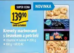 Albert Krevety marinované s česnekem a petrželí nabídka