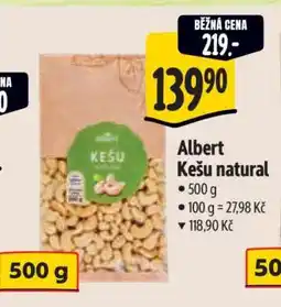Albert Albert Kešu natural • nabídka
