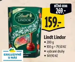 Albert Lindt Lindor nabídka