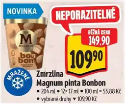 Albert Zmrzlina Magnum pinta Bonbon nabídka