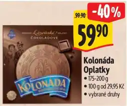 Albert Kolonáda oplatky nabídka