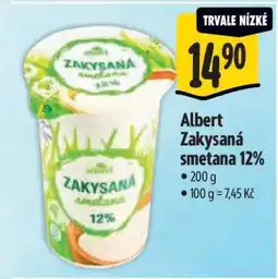 Albert Albert Zakysaná smetana 12% nabídka