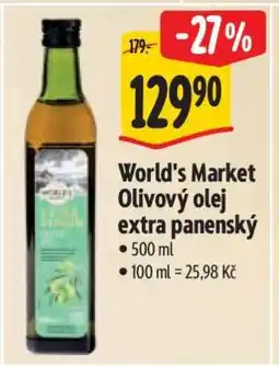 Albert World's Market Olivový olej extra panenský nabídka