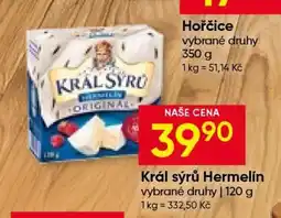 Hruška Král Sýrů Hermelín nabídka
