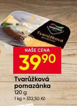 Hruška Tvarůžková pomazánka nabídka