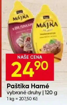 Hruška Paštika Hamé nabídka