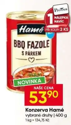Hruška Konzerva Hamé nabídka