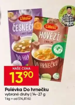 Hruška POLÉVKA DO HRNEČKU nabídka